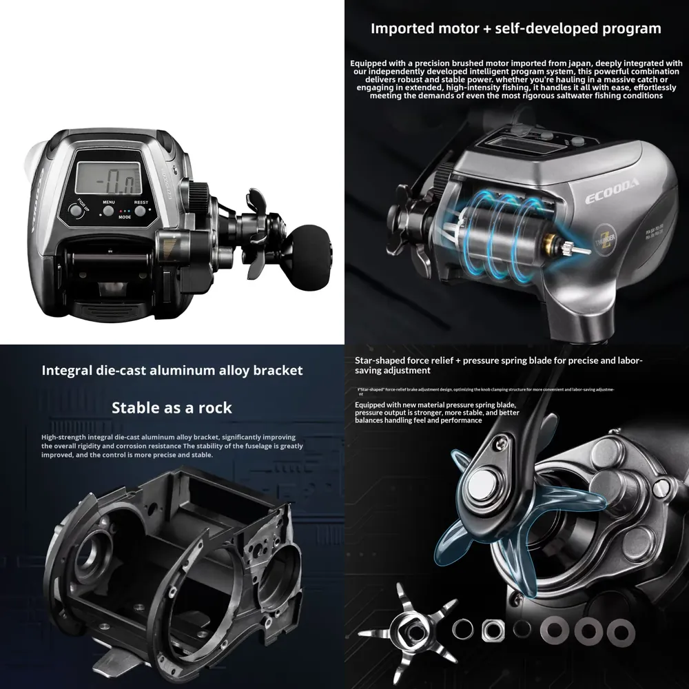 Electric Fishing Reel - 【2026 สินค้าขายดี】รอกตกปลาไฟฟ้า Ecooda รุ่นใหม่ EZH5000 รุ่นที่สอง