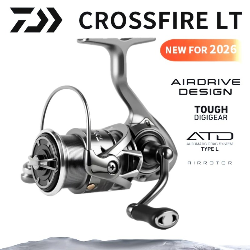 Fishing Equipment Daiwa - รอกตกปลา DAIWA แรงดึงสูงสุด 15 กก. แกนโลหะ