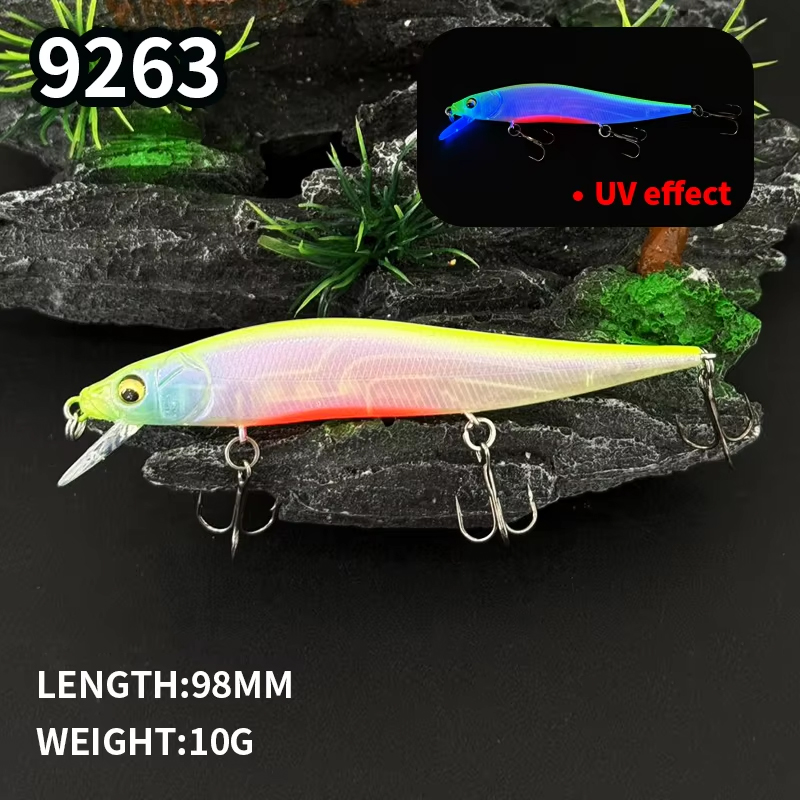 Fishing Equipment In Japanese - เหยื่อปลอมแบบจมน้ำ 98 มม. 10 กรัม สำหรับตกปลาทะเล