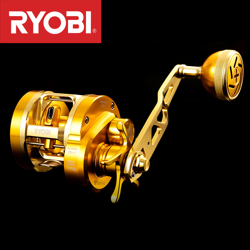 Electric Fishing Reel - รอกตกปลา Ryobi VARIUS Valius Gold Iron