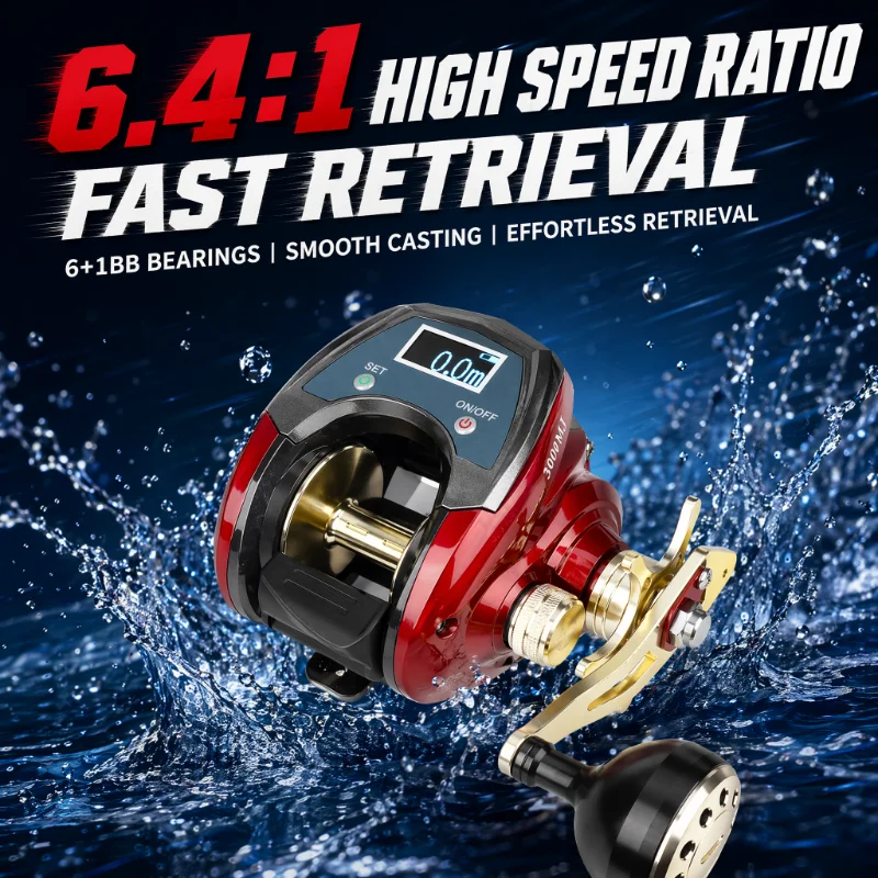 รอกตกปลา DEUKIO แบบดิจิตอล 6.4 - Electric Fishing Reel บทวิจารณ์และราคา
