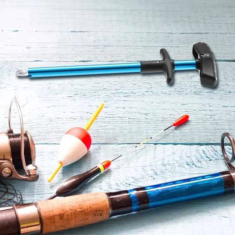 1 PC แบบพกพาอลูมิเนียม T-Hook  - Used Fishing Equipment Near Me บทวิจารณ์และราคา