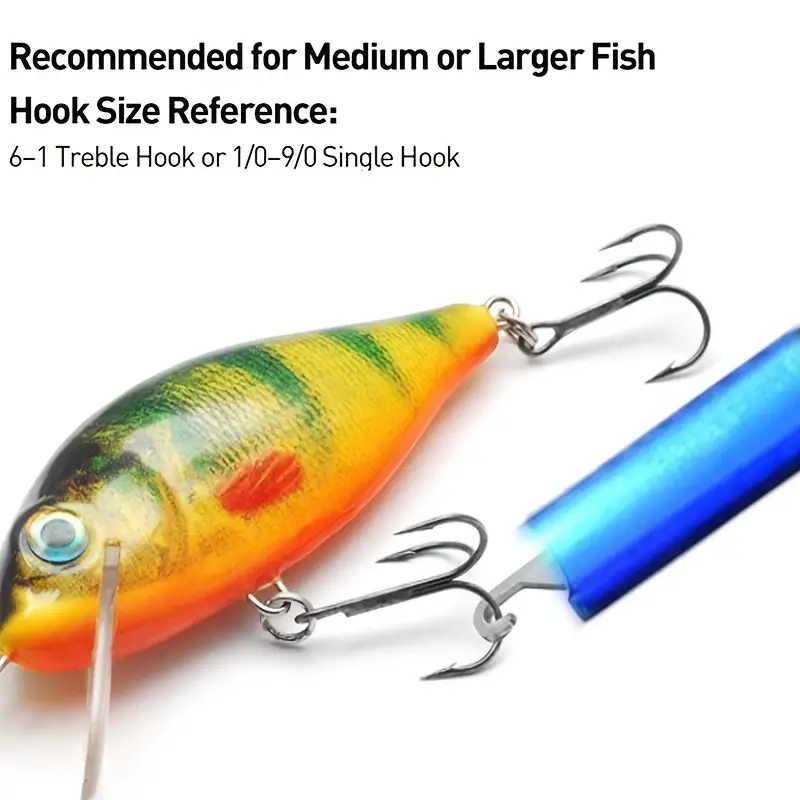 1 PC แบบพกพาอลูมิเนียม T-Hook  - Used Fishing Equipment Near Me บทวิจารณ์และราคา